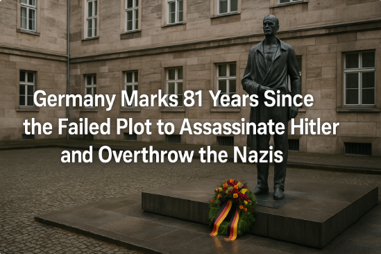 Germany Marks 81 Years Since the Failed Plot to Assassinate Hitler and Overthrow the Nazis